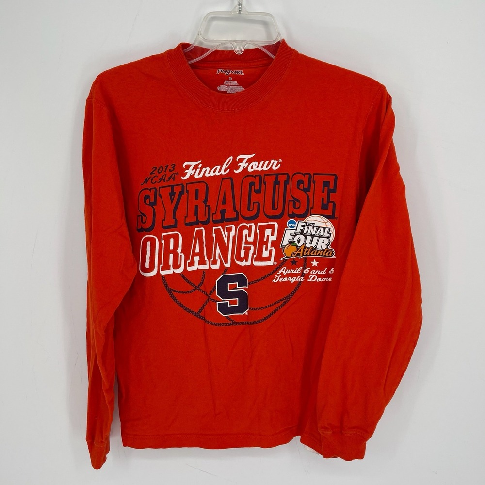 Jansport Men's Orange 2013 NCAA Final Four Syracuse Long Sleeve Shirt Size S